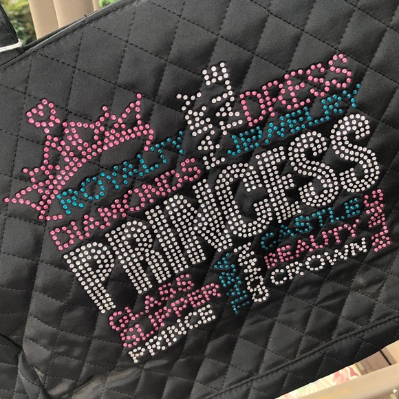 Large Rhinestone Handbag Hand placed stones - Picture 2 of 7